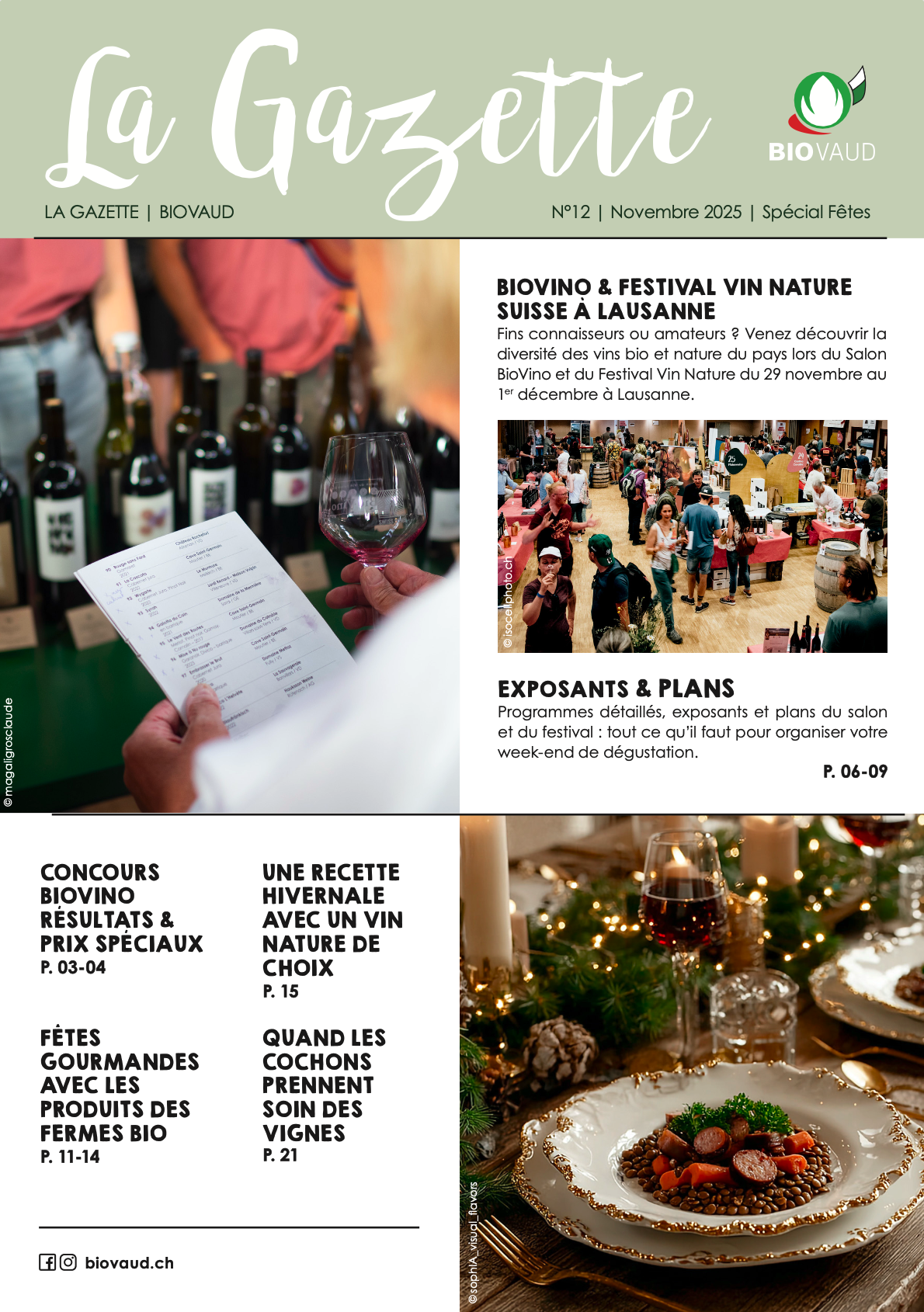 La gazette de BioVaud nov 2025