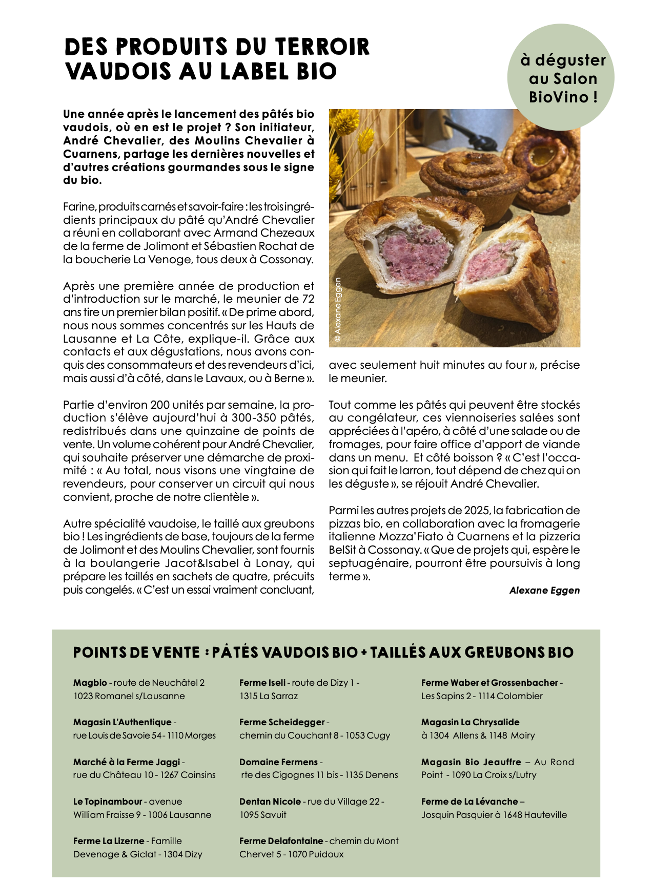le pâté vaudois