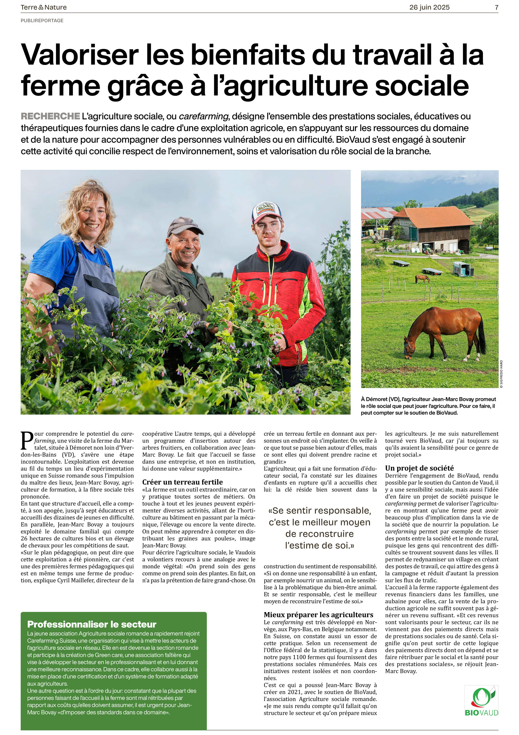 l’agriculture sociale